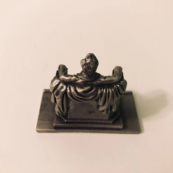 Vtg Lincoln Memorial Pewter Souvenir Figurine Paperweight Washington DC WAPW - Picture 12 of 12